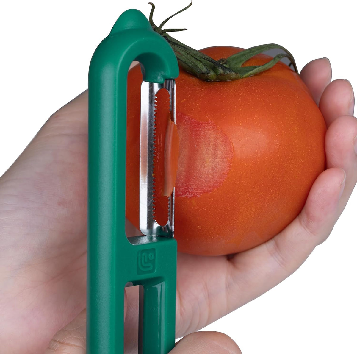 3-Piece Vegetable Peeler Set - Straight, Serrated & Julienne Y-Peeler, Dishwasher Safe, Ideal for Veggies & Fruits, Green