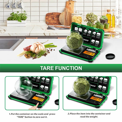 Precision Pocket Scale, 200gx0.01g Jewelry gram Scale