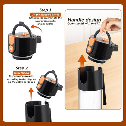 Glass 2 In 1 Olive Oil Dispenser Bottle for Kitchen Gadgets, Olive Oil Sprayer for Cooking 17oz/500ml (Light Blockage, Black)