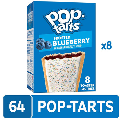 Toaster Pastries, Breakfast Foods, Kids Snacks, Frosted S'mores (8 Boxes, 64 )
