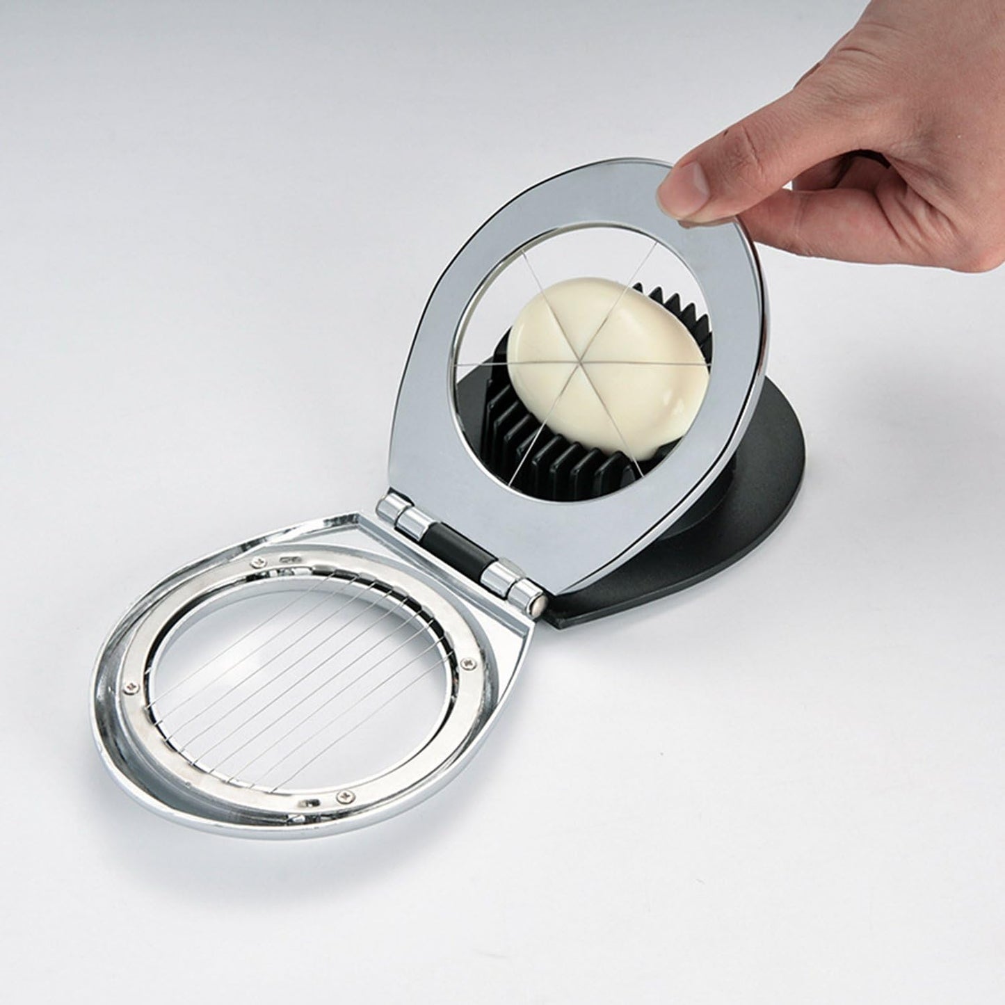 Egg Slicer Cutter Multi-functional Hard Boiled Egg Wedger (2 in 1)
