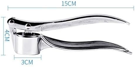Garlic Press Mashed Garlic Crusher Peeler Chopper Garlic Puree Maker Heavy Duty Stainless Zinc Alloy