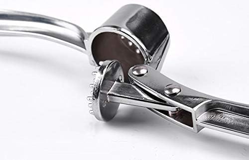 Garlic Press Mashed Garlic Crusher Peeler Chopper Garlic Puree Maker Heavy Duty Stainless Zinc Alloy