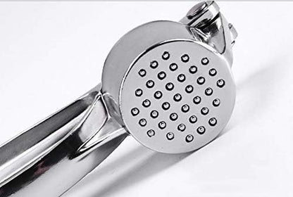 Garlic Press Mashed Garlic Crusher Peeler Chopper Garlic Puree Maker Heavy Duty Stainless Zinc Alloy