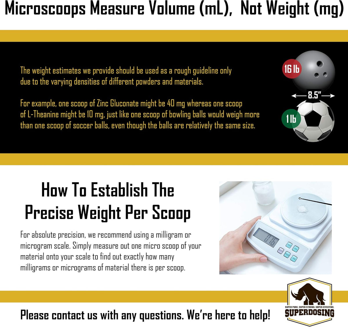 BPA-Free, Versatile Micro Scoop Variety 3pk. Get 1 of Each Size 6-10mg, 10-15mg, And 25-30 Milligrams Measuring Spoons. Mess-Free Nootropic Supplement Powder Measurement. Best Value Capsule Spoons!