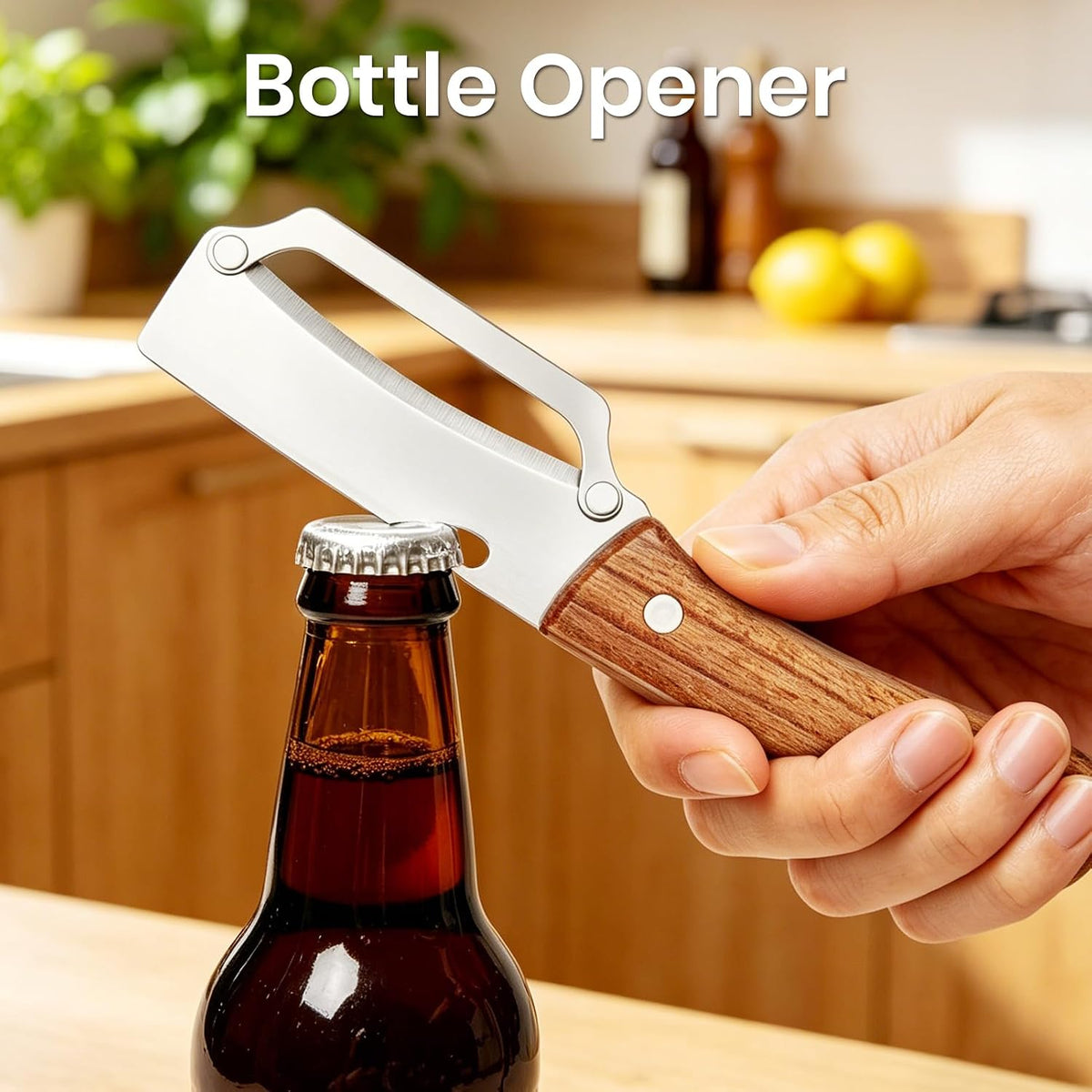 Multi-Functional Vegetable Peeler for Kitchen with Bottle Opener