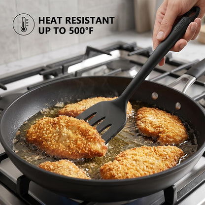 3 Pack Silicone Spatula Set, Heat Resistant to 500°F, BPA-Free