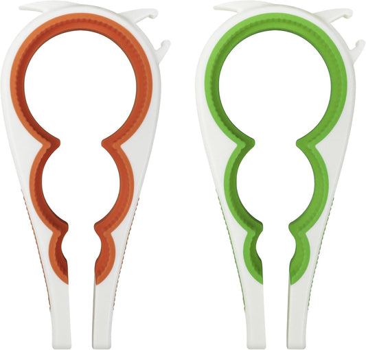 Multipurpose Jar & Can Opener for Seniors，Jar Opener 5 in 1 | Jar Opener 5 in 1 Jar Opener Gripper for Weak Hands, Unique Unusual Gifts for Older Women & Elderly