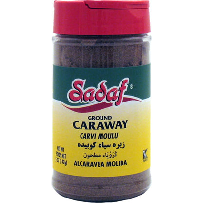 Ground Caraway - Caraway Powder for Cooking & Food Seasoning - Spices & Seasonings - Ground Caraway Seeds - Kosher - 5 oz Bottle with Shaker Top