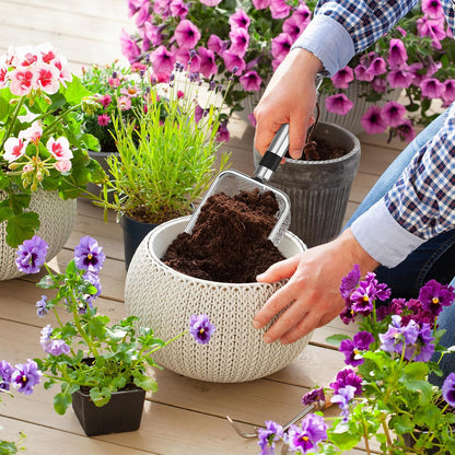 4P Soil Sifter for Gardening, Sand Soil Compost Sieve for Rocks