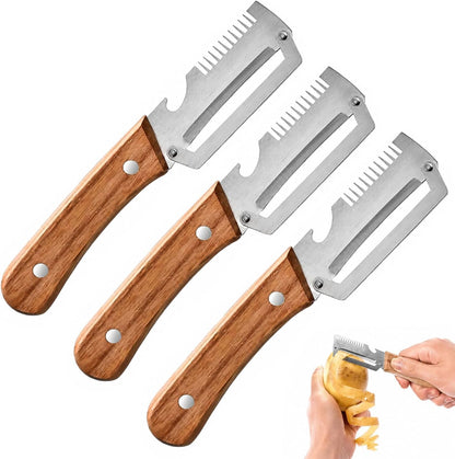 Vegetable Peeler, 2026 Upgrade Multifunctional Stainless Steel Peeler, 3 in 1 Vegetable Peeler for Kitchen, Kitchen Gadgets Tool for Fruit Pumpkin Peeling Potato Carrot Veggie Peeler (1Pcs)