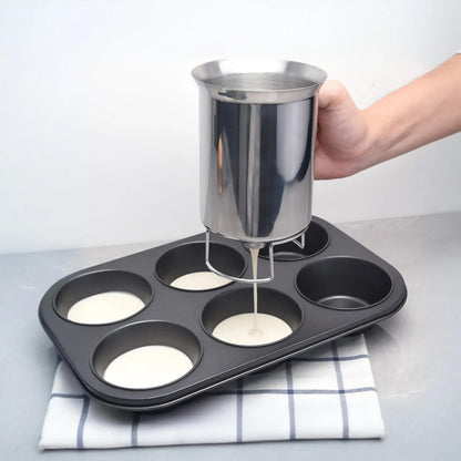 Pancake Batter Dispenser 800ml/27oz, Pourer with Easyflow Spout