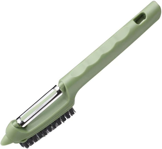 Vegetable Brush with Peeler,Potato Scrubber Peeler for Kitchen,Veggie Wash
