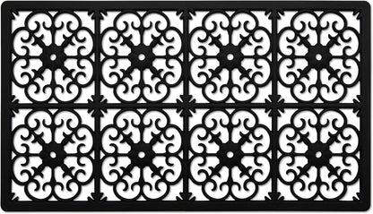 É, Extra Large, Thick, Silicone Trivet for Hot Dishes, Pots, and Pans, Heat Resistant Mat for Countertop, Hot Pad for Kitchen, Easy to Clean, 16 x 12 x 3/8 Inches, White