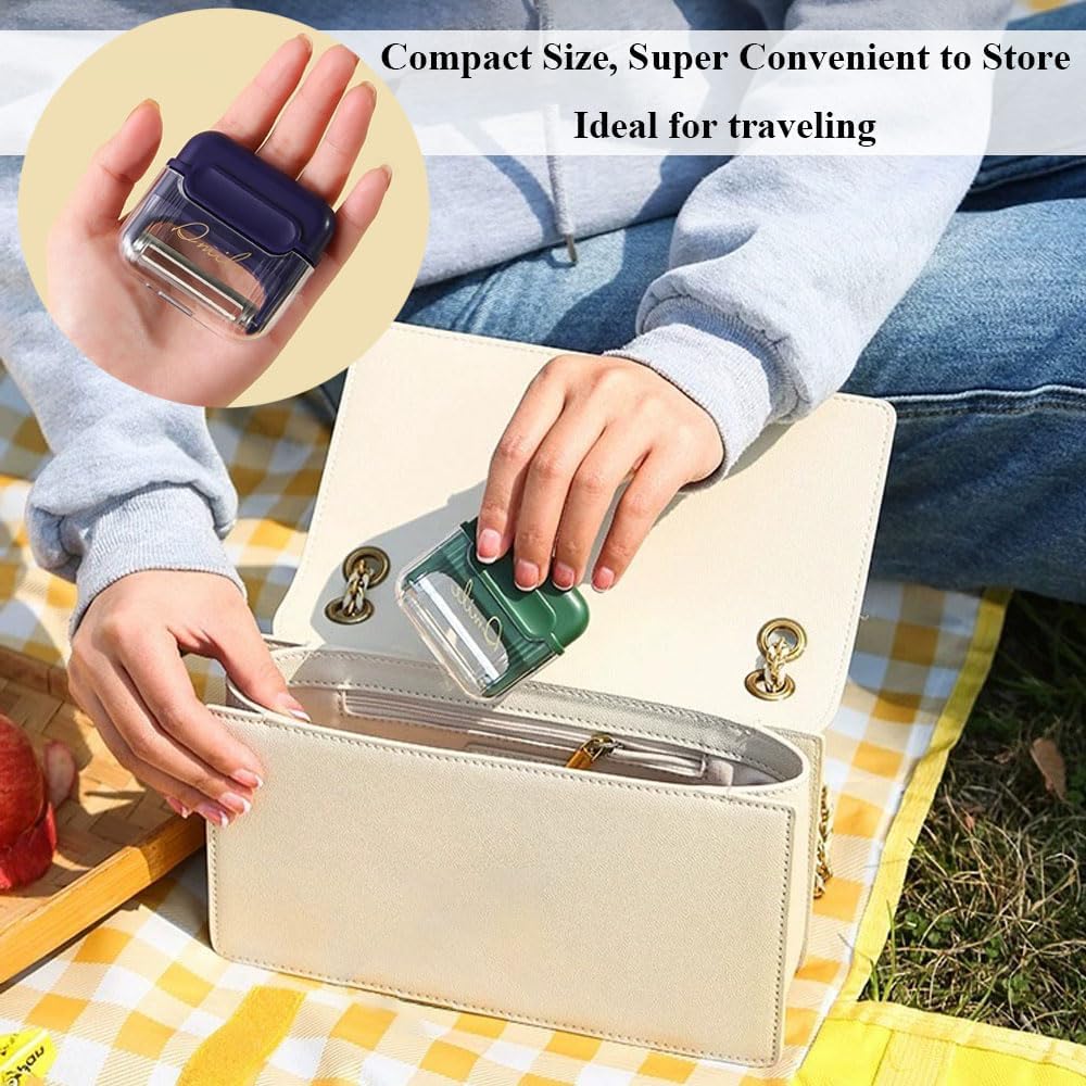Apple Peelers for Kitchen, Fruits & Vegetables Peelers for Potato, Carrot, Cucumber Peeling, Vegetable Peeler with Cover & Magnet Attachment, Sharp & Safe Blade Kitchen Food Peelers for Easy Peeling