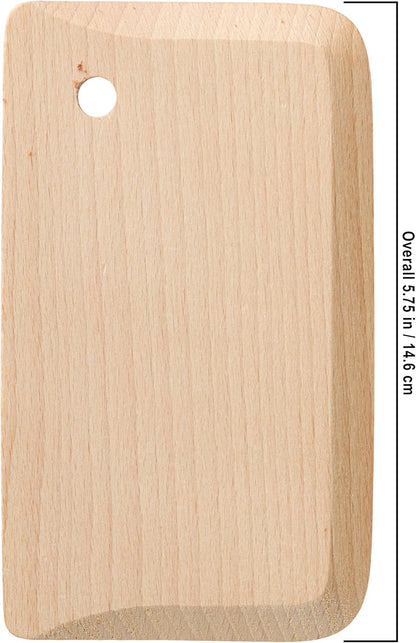 Natural Pig Bristle Pastry Brush with Untreated Beechwood Handle for Basting, Glazing and Applying Eggwash, 7-1/4 inches - Pastry Brush for Cooking and Baking, Made in Germany