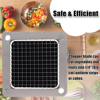 1/4" Replacement Dicer Chopper Blade with Pusher Block