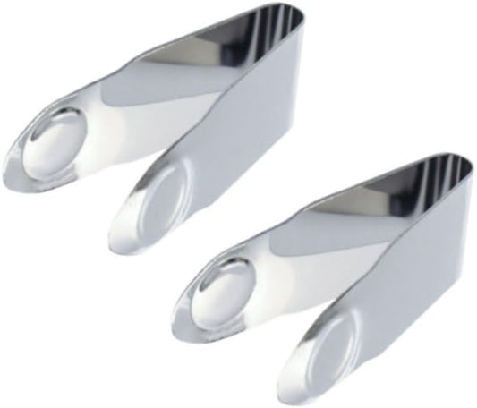 Stainless Steel Strawberry Huller Fruit Stem Remover Home Kitchen Tools for Cherry Tomato, 2.8 * 1,Silver, 2Pcs