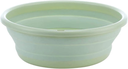 Multi-purpose Collapsible Dish Tub Bowl BPA-Free Round Lightweight Collapsible Wash Basin (Blue)