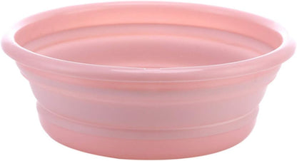 Multi-purpose Collapsible Dish Tub Bowl BPA-Free Round Lightweight Collapsible Wash Basin (Blue)