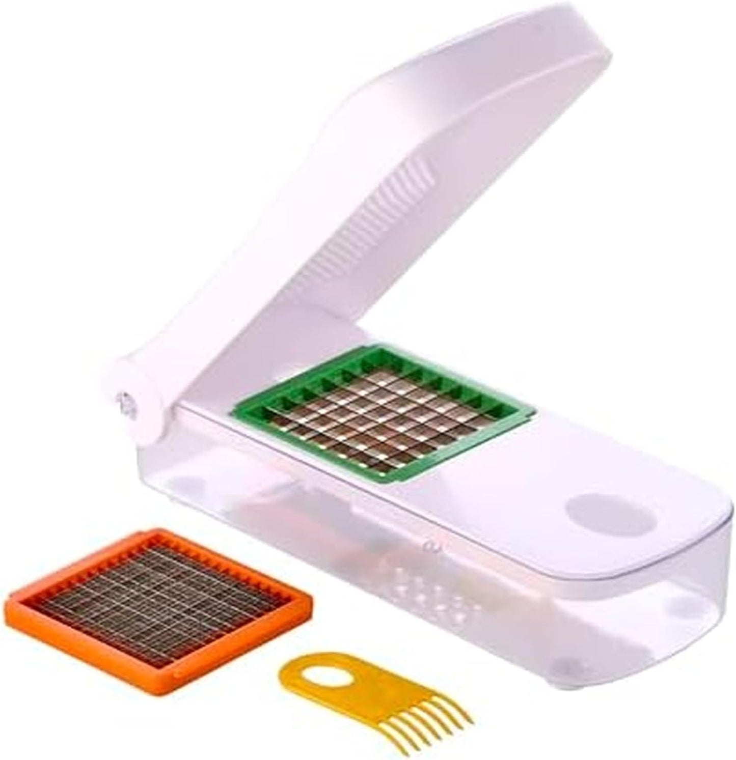 Professional Vegetable Chopper, 2 Blades For Slicing and Dicing Onions, Tomatoes, Potatoes And More, Meal Prep Made Easy