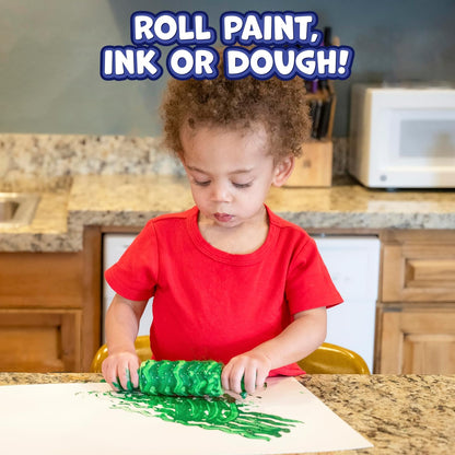 Paint and Dough Texture Rollers, Set of 4