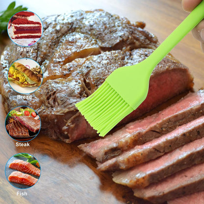 7 PCS Silicone Basting Pastry Brush, Colorful