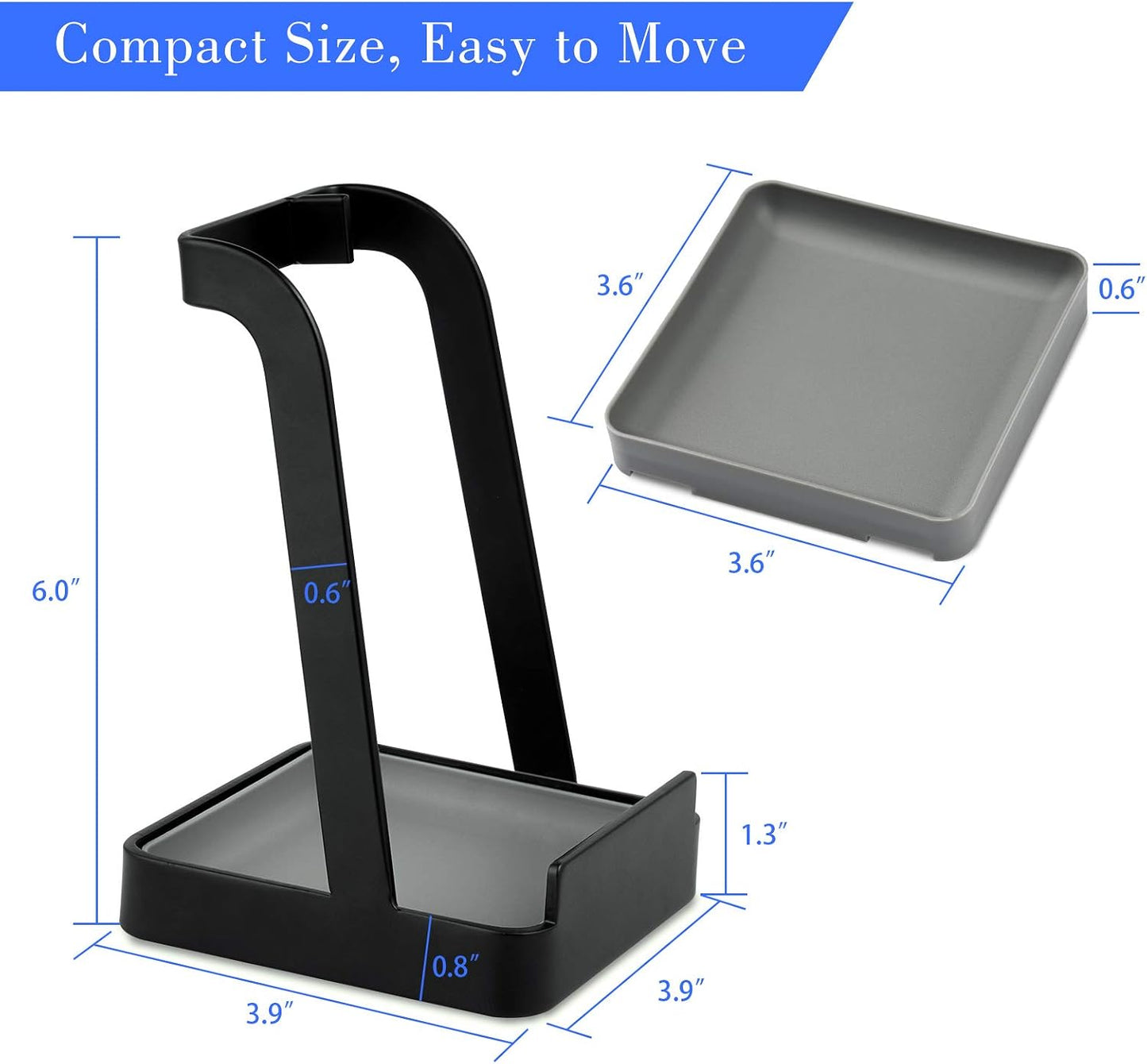 Versatile Pot Lid Ladle Holder Multipurpose Spatula Pad Book Cutting Board Spoon Rest Kitchen Utensils Drip Tray Washable Durable Stable Tack-Free Installation (Black)