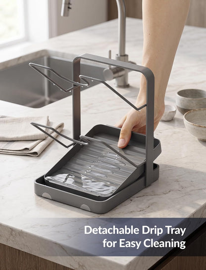 Versatile Pot Lid Ladle Holder Multipurpose Spatula Pad Book Cutting Board Spoon Rest Kitchen Utensils Drip Tray Washable Durable Stable Tack-Free Installation (Black)