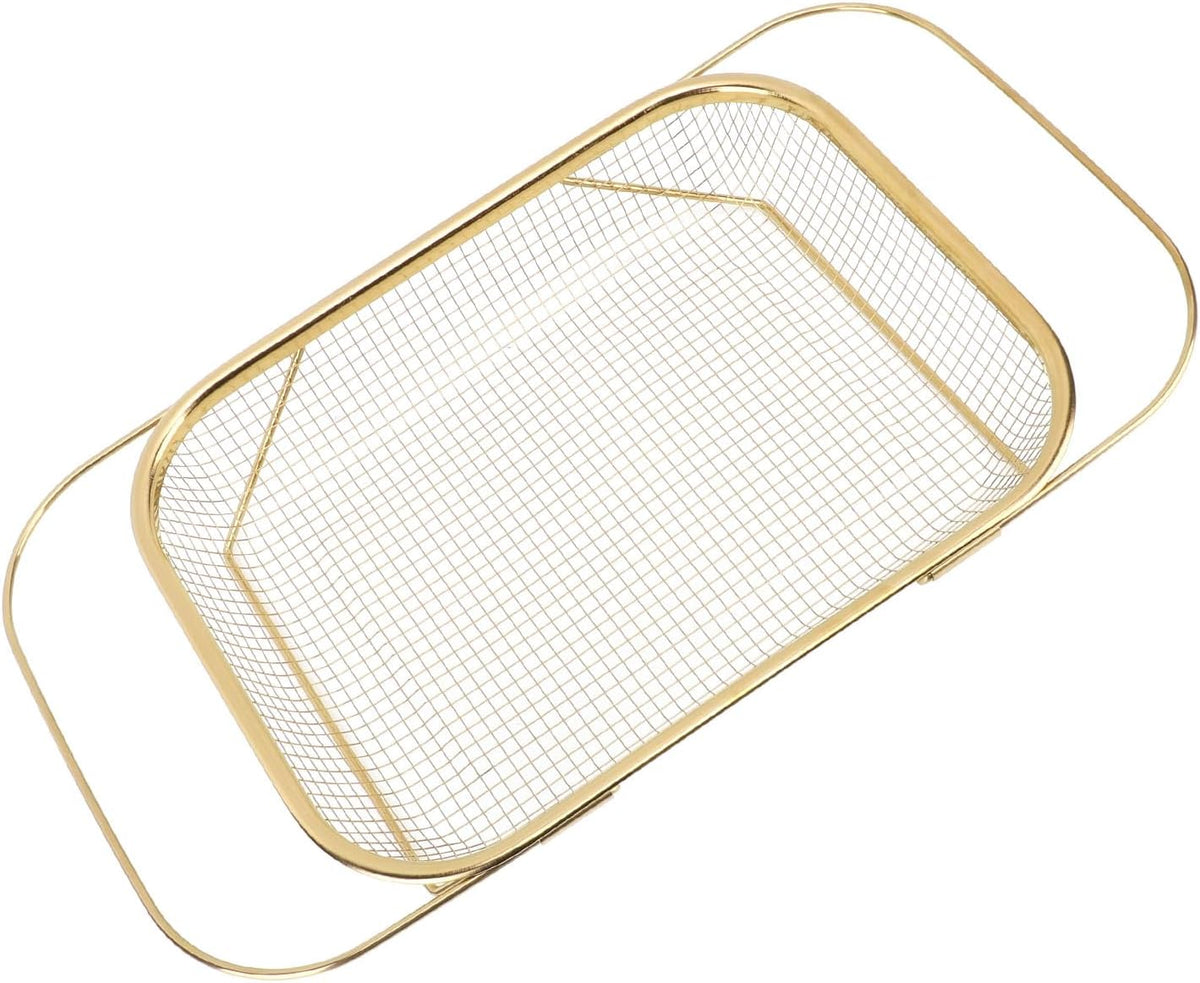 Over the Sink Strainer, Stainless Steel Colander Strainer Basket with Expandable Handles, Professional Fine Mesh Colander Strainer for Kitchen Sink for Rinse Fruits, Vegetables