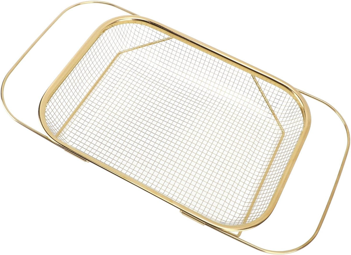 Over the Sink Strainer, Stainless Steel Colander Strainer Basket with Expandable Handles, Professional Fine Mesh Colander Strainer for Kitchen Sink for Rinse Fruits, Vegetables