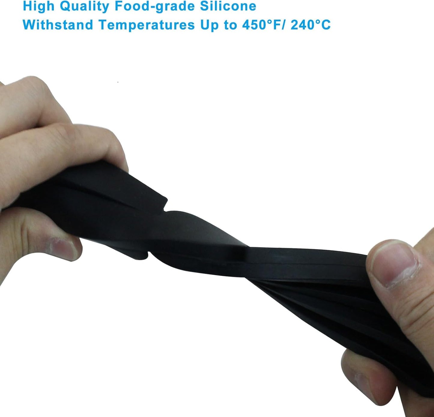 3 Pack Foldable Silicone Trivets, Black, X-Shaped | Versatile and Durable, Anti-Slip and Heat-Resistant, For Hot Dishes Pots and Pans