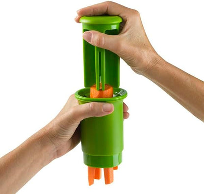 Everyday Fruit & Veggie Divider - Quarters Smaller Fruits and Vegetables, Ideal for Meal-Prep and Sheet Pan Meals, Safe and Mess-Free Slicing