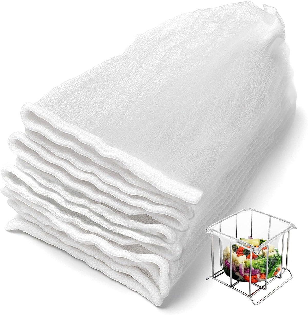 Kitchen Sink Strainer Mesh Bag- 600 PCS Large Disposable Sink Net Strainer Filter Bags for Collecting Kitchen Food Waste Leftover Garbage, Fits Deep Sink Strainer Basket
