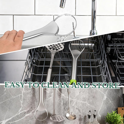 Avocado Slicer,Stainless Steel Avocado Slicer Tool and Avocado Smasher Tool,Quickly Slices Thinly and Masher,Suitable for Avocados,Potatoes,Dragon Fruit and Other Fruits Vegetables