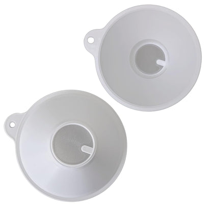 Calculi Strainer with Fine Mesh Screen for Urine Straining 2 Pack | Reusable kidney stone collector for specimen testing, medical labs, and patient care. Durable plastic design