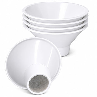 Calculi Strainer with Fine Mesh Screen for Urine Straining 2 Pack | Reusable kidney stone collector for specimen testing, medical labs, and patient care. Durable plastic design