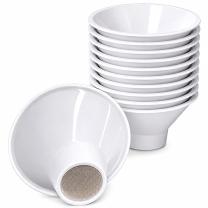 Calculi Strainer with Fine Mesh Screen for Urine Straining 2 Pack | Reusable kidney stone collector for specimen testing, medical labs, and patient care. Durable plastic design