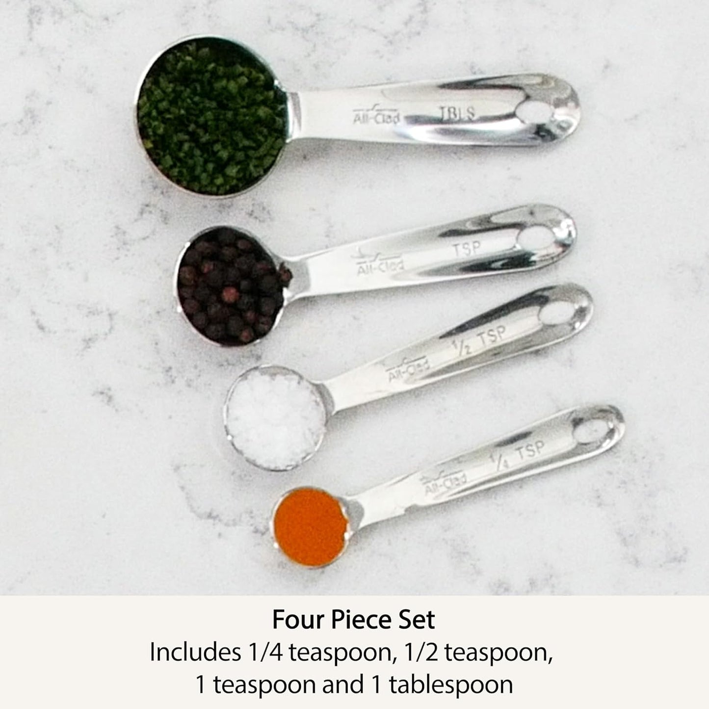 59918 Stainless Steel Measuring Spoon Set