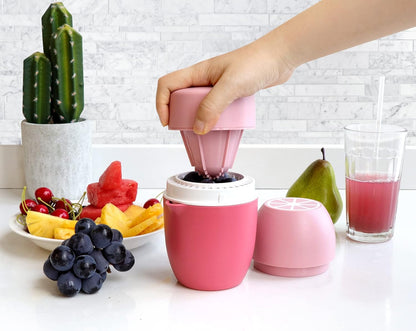 Hand Juicer, Lemon Squeezer, Two Squeezing Options, Green