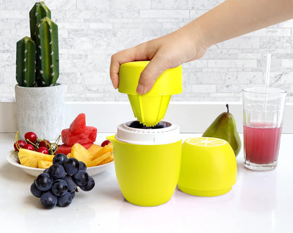 Hand Juicer, Lemon Squeezer, Two Squeezing Options, Green