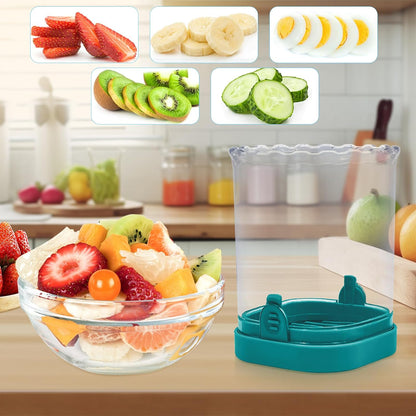 Fruit Slicer Cup: Strawberry Slicer, Strawberries Cutter Cup, Speed Cutter for Banana Grape Egg Kitchen Portable Slicing Tool(Pink)
