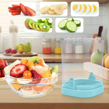 Fruit Slicer Cup: Strawberry Slicer, Strawberries Cutter Cup, Speed Cutter for Banana Grape Egg Kitchen Portable Slicing Tool(Pink)