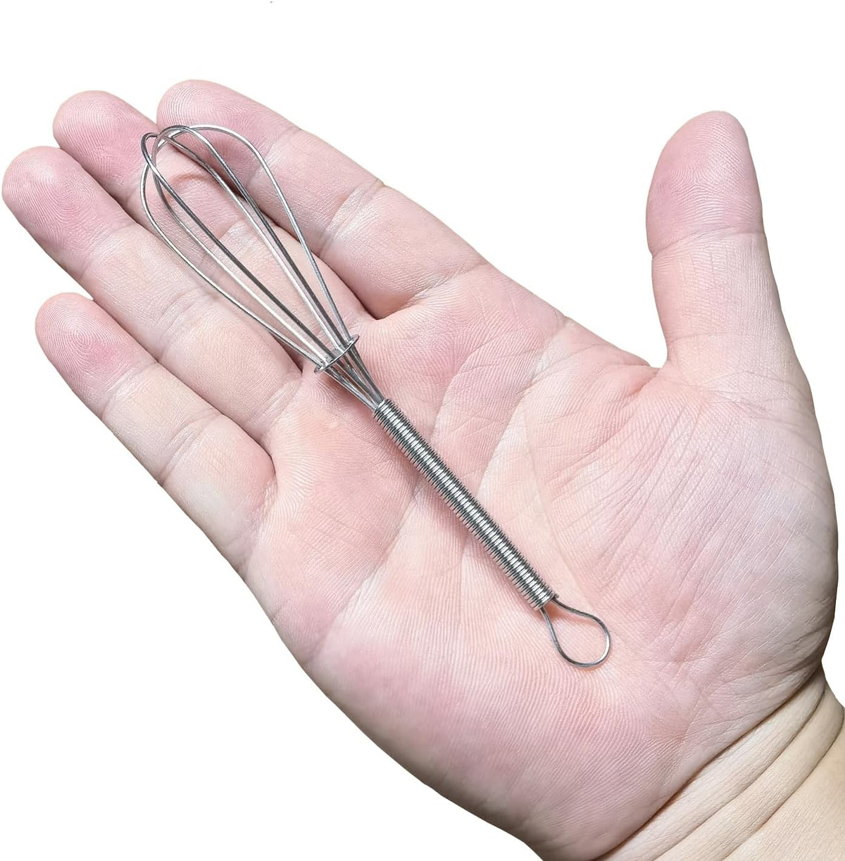 5 Inch Endurance Stainless Steel Mini Whisk/Egg Beater, Set of 12