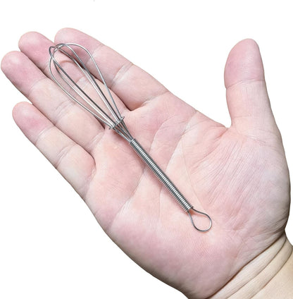 5 Inch Endurance Stainless Steel Mini Whisk/Egg Beater, Set of 12