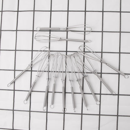 5 Inch Endurance Stainless Steel Mini Whisk/Egg Beater, Set of 12