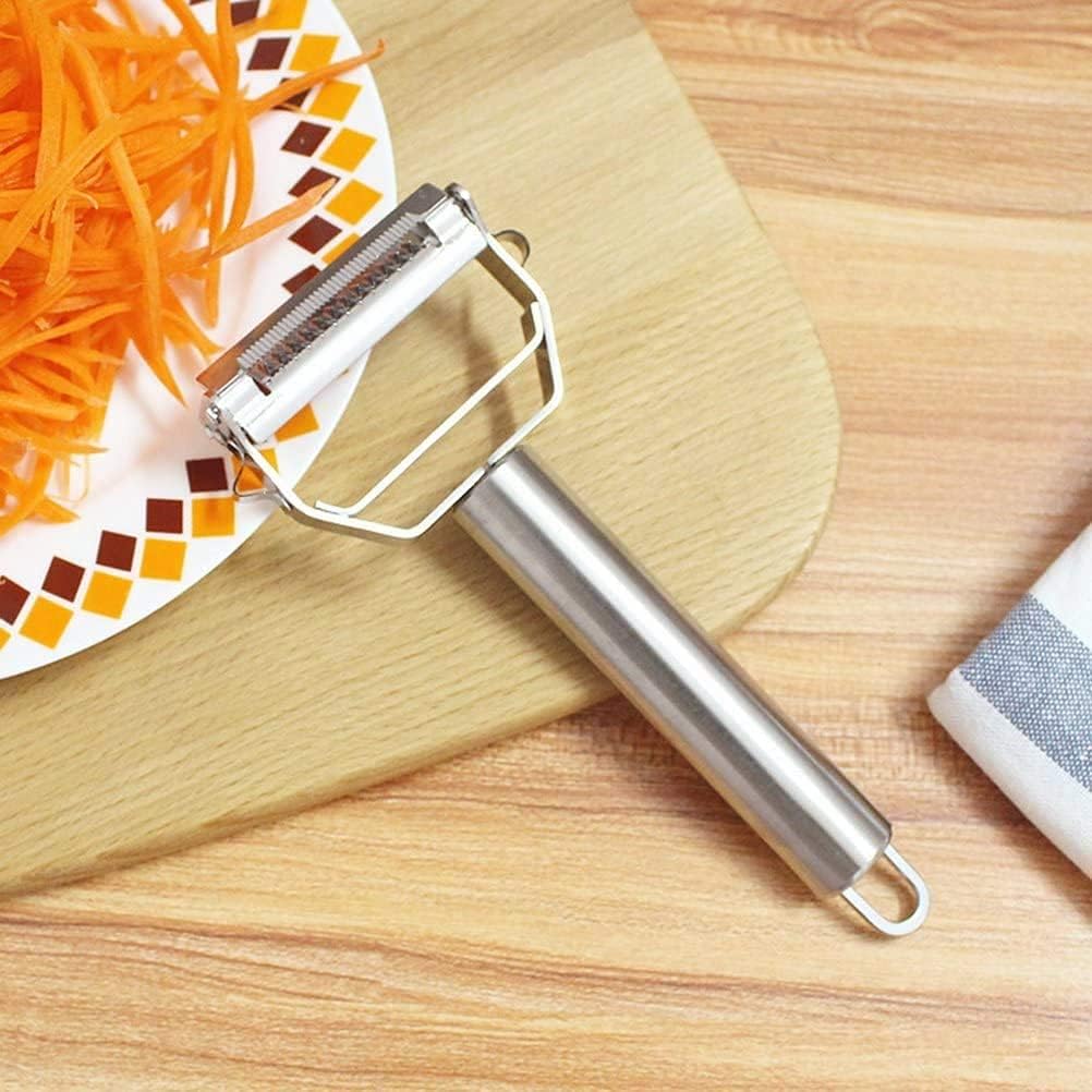 Multifunction Stainless Steel Julienne Peeler Vegetable Peeler Double Planing Grater Kitchen Accessories Cooking Tools 18.2cm x 8.3cm