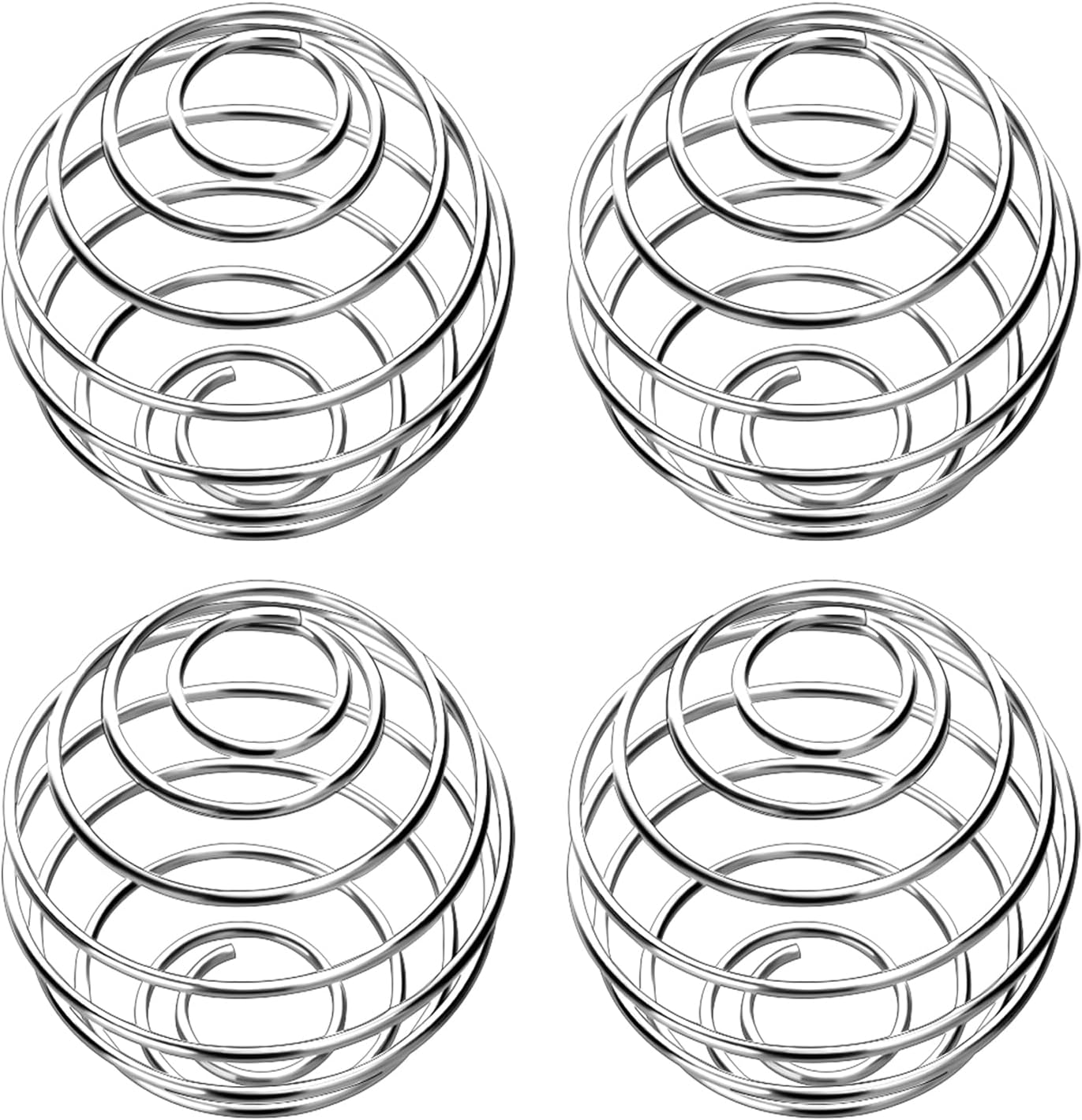 4 Pcs 1.3Inch Small Size Shaker Balls for Protein Shakes,Milkshake and Salad Dressing,304 Stainless Steel Shaker Ball (4, 1.3 Inch)