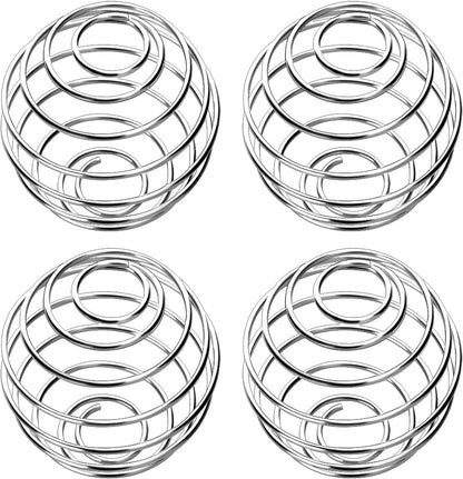 4 Pcs 1.3Inch Small Size Shaker Balls for Protein Shakes,Milkshake and Salad Dressing,304 Stainless Steel Shaker Ball (4, 1.3 Inch)