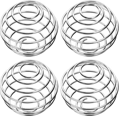4 Pcs 1.3Inch Small Size Shaker Balls for Protein Shakes,Milkshake and Salad Dressing,304 Stainless Steel Shaker Ball (4, 1.3 Inch)